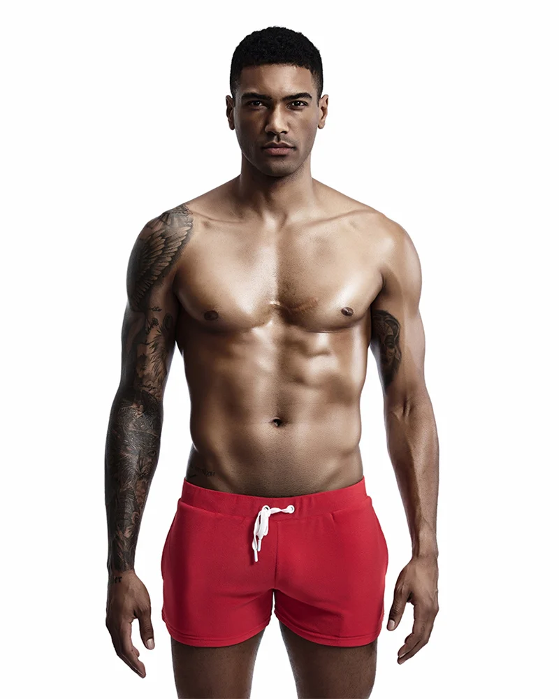 SEOBEAN Men Homewear Shorts Sexy Low Waist Cotton Super Soft Comfortable Home Male Panties Boxer Shorts Casual Short Pants