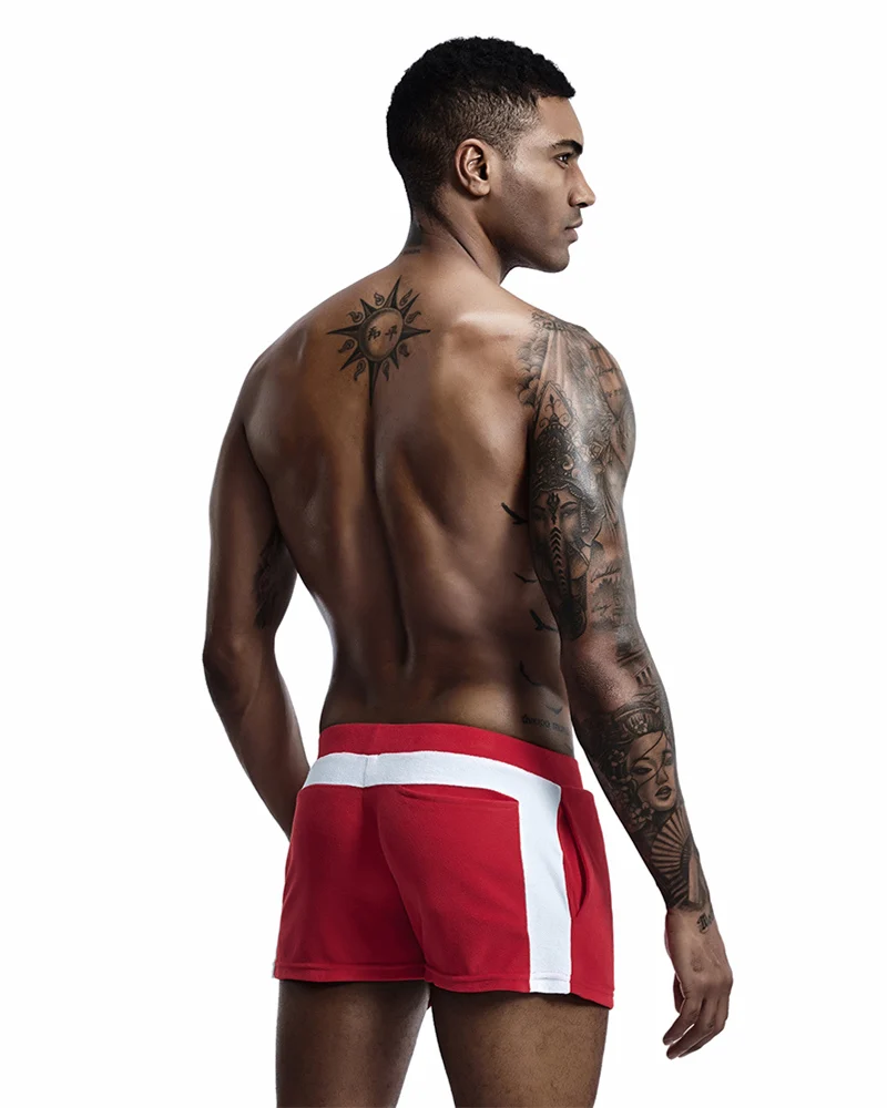 SEOBEAN Men Homewear Shorts Sexy Low Waist Cotton Super Soft Comfortable Home Male Panties Boxer Shorts Casual Short Pants