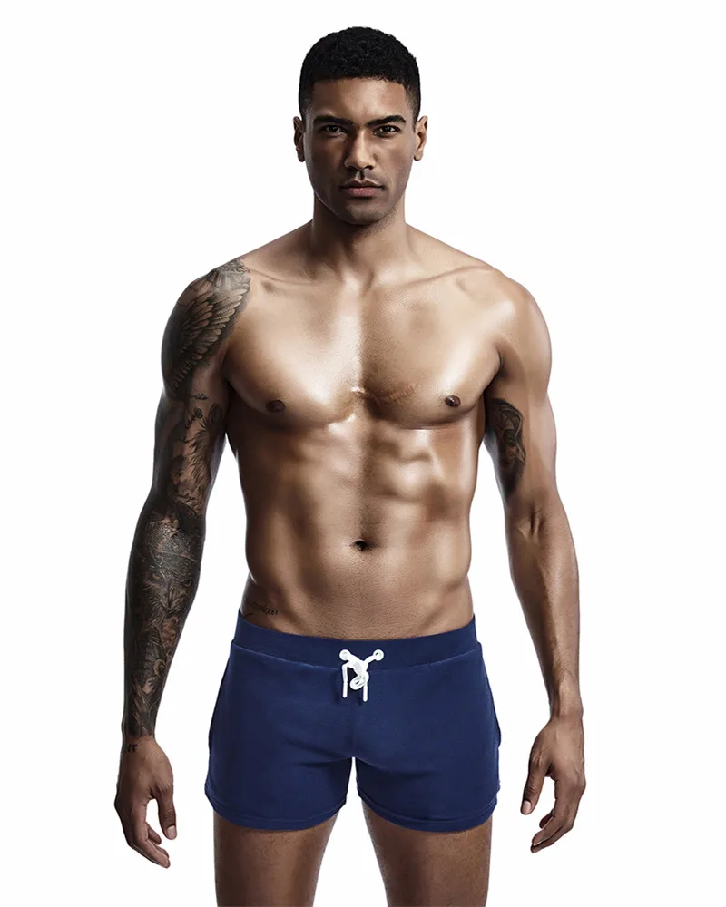 SEOBEAN Men Homewear Shorts Sexy Low Waist Cotton Super Soft Comfortable Home Male Panties Boxer Shorts Casual Short Pants