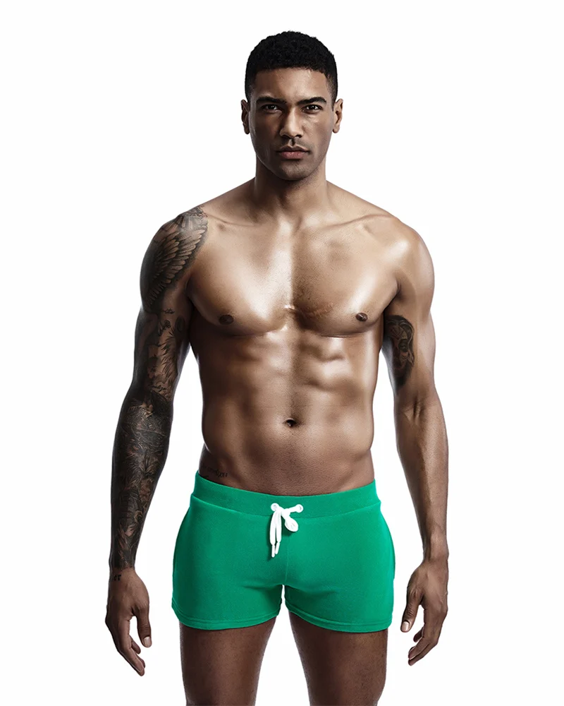 SEOBEAN Men Homewear Shorts Sexy Low Waist Cotton Super Soft Comfortable Home Male Panties Boxer Shorts Casual Short Pants