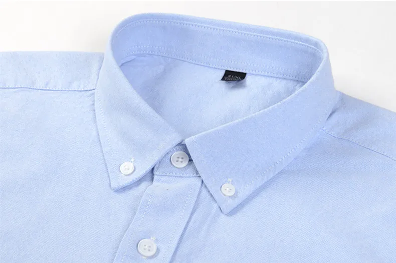 100% Cotton Men's Oxford Shirt Summer Short Sleeve Stylish Loose Stripe Solid Color Fit Dress Formal White Shirt Plus Size 5XL 
