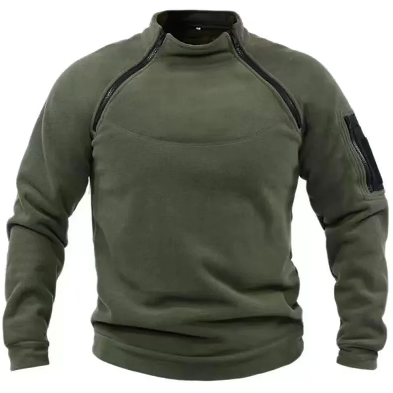 Men Winter Autumn Polar Fleece Tactical Military Combat Cargo Jackets Trekking Hiking Camping Climbing Casual Sweatshirt