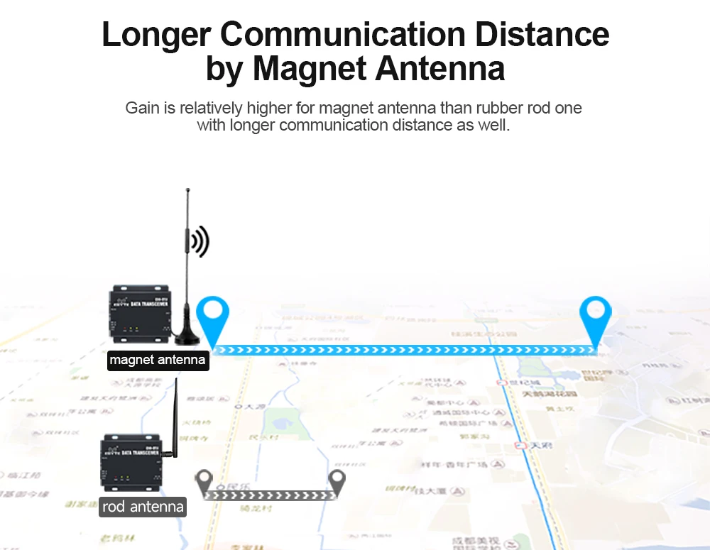 868 MHz LoRa Antenna WiFi 915 MHz Long Range Antena for 923 MHz RP SMA Male Helium Miner Antenna Indoor Low SWR