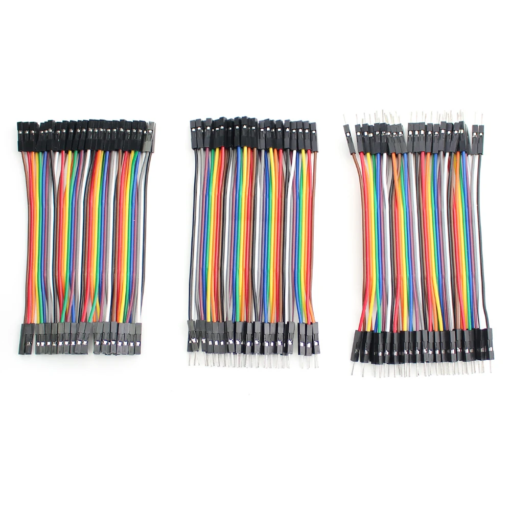 Dupont Cable 10CM Male to Male + Male to Female and Female to Female Dupont Line Jumper Wire for Arduino Set DIY Electronics Kit