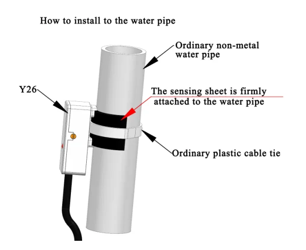 XKC-Y26 Non-Contact Liquid Level Switch Externally Attached Pipeline Water Level Sensor Liquid Sensor Water Level Detector