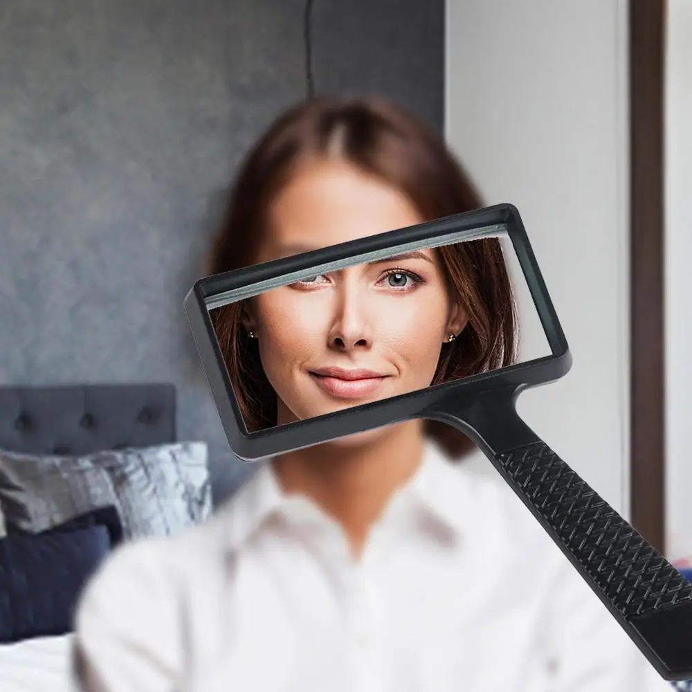 10X Handheld Magnifier Large Rectangular Handheld Rectangular Magnifier Magnifying Glass Loupe For Reading Newspaper Use