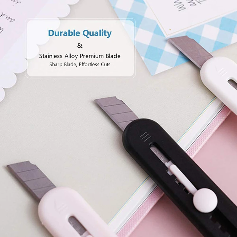 Zoecor 3/2Pcs Stationery Mini Pocket Cute Cat Paw Art Utility Knife Paper Box Cutter Small Non-Slip нож School Art Supplies Tool