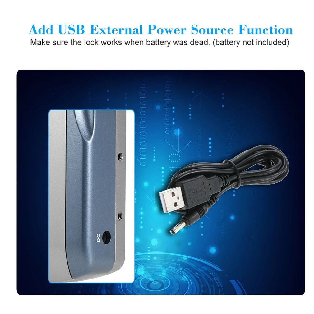 Wafu 019 Remote Control Door Lock Wireless Tuya Wifi Smart Lock Bluetooth Electronic Keyless Invisible Lock Phone Control Locks