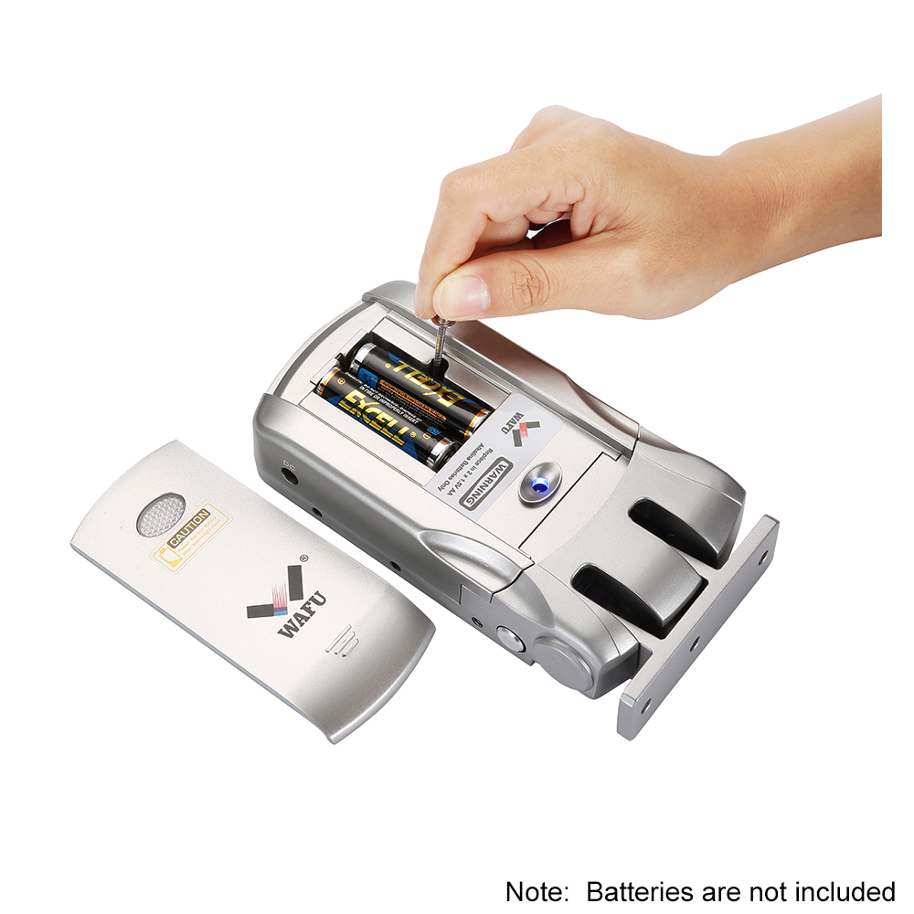 Wafu 019 Remote Control Door Lock Wireless Tuya Wifi Smart Lock Bluetooth Electronic Keyless Invisible Lock Phone Control Locks