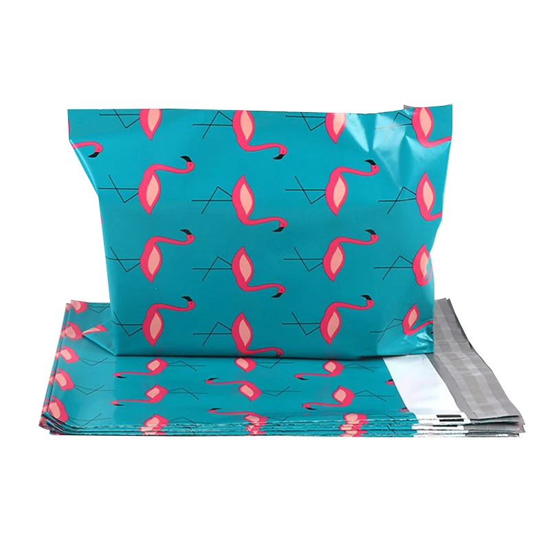 10PCS Print Poly Mailer Cloth Packaging Envelopes Self Seal Clothes Mailing bag courier shipping envelopes