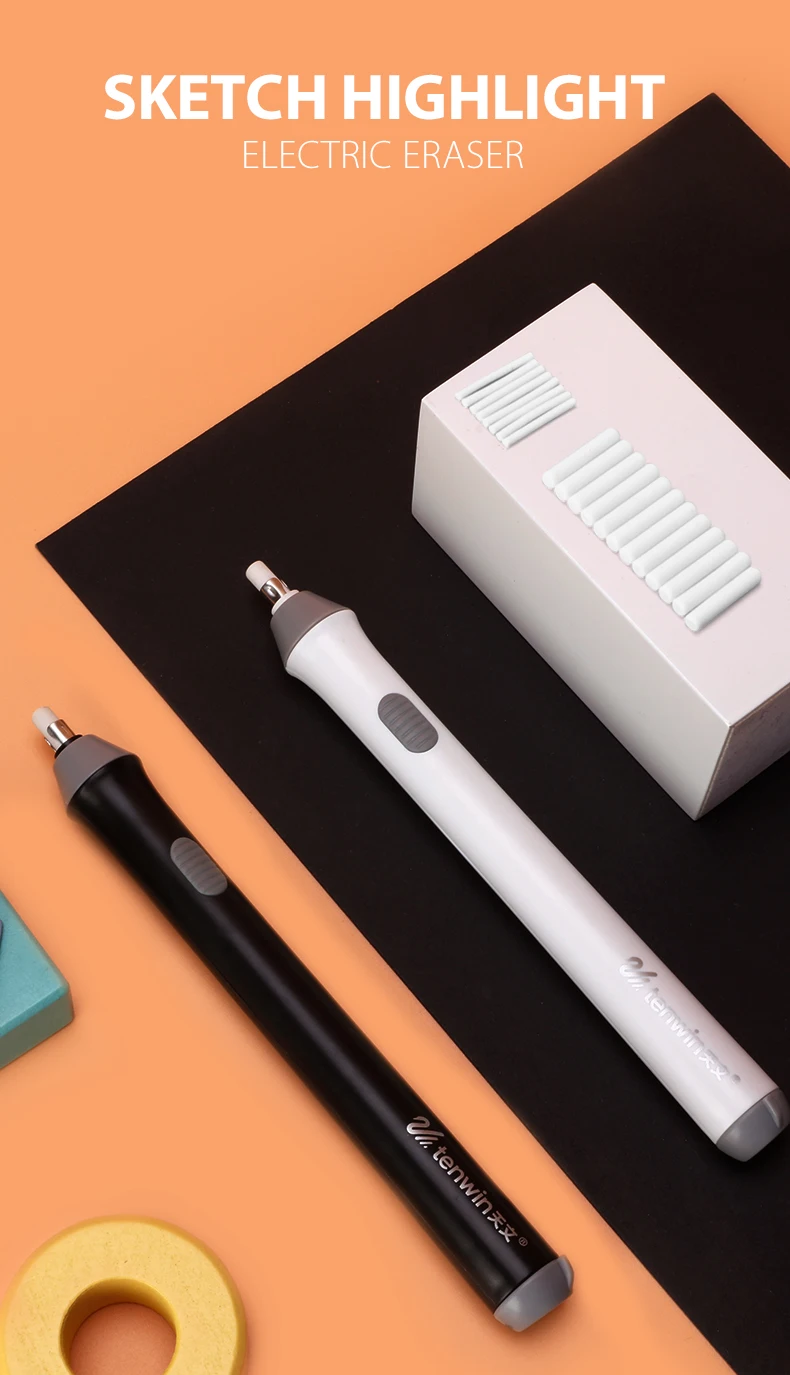 Adjustable Electric Borradores Escolares Rubber Refills Sketch Drawing Erasing Automatic School Cute Rubber Stationery Supplies