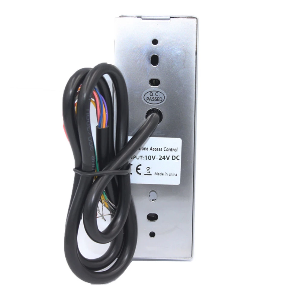 Door Access Control Keypad RFID Reader 2000 User Wiegand Input+Output Electric Lock Outdoor Waterproof Doorbell IP67 Zinc Alloy