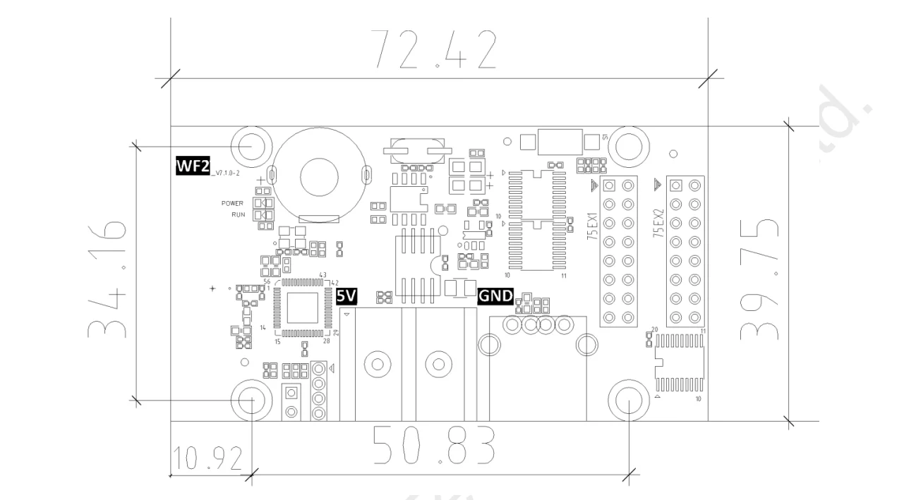 HD-WF2 Huidu Full Color Seven-Color Small LED Display WIFI Control Card Support P5 P8 P10 RGB Panel