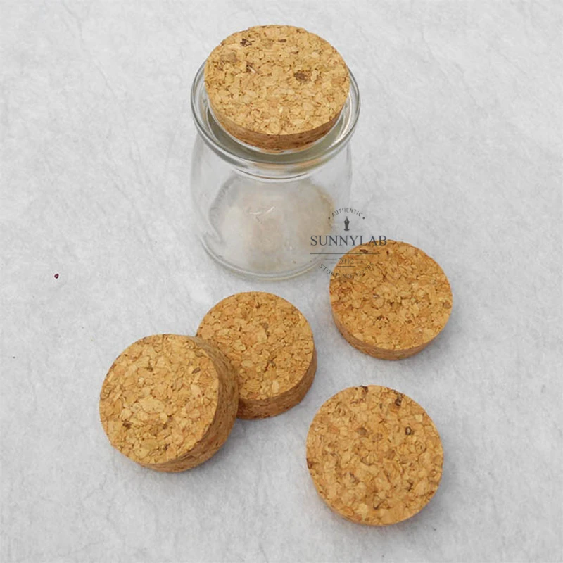 10pcs or 100pcs Top DIA 7.5mm to 30mm Wooden Cork Lab Test Tube Stopper Kettle Pudding Bottle Cork Cap Burette Tube Wood Plug