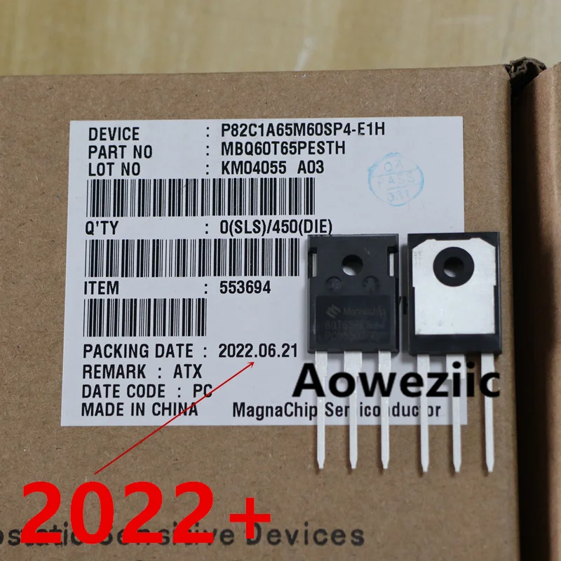 Aoweziic 2024+ 100% New Imported Original MBQ60T65PESTH MBQ60T65PES MBQ60T65 60T65PES 60T65 TO-247 IGBT Single Pipe 60A 650V