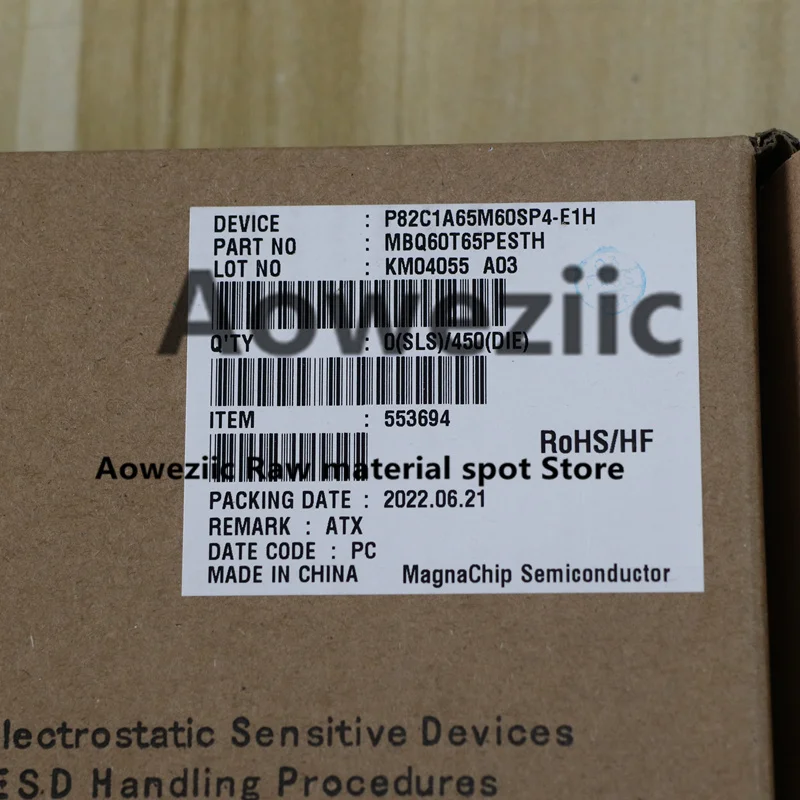 Aoweziic 2024+ 100% New Imported Original MBQ60T65PESTH MBQ60T65PES MBQ60T65 60T65PES 60T65 TO-247 IGBT Single Pipe 60A 650V