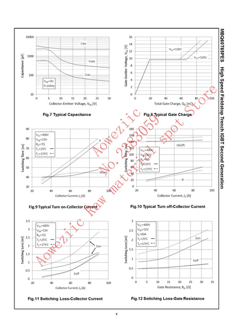 Aoweziic 2024+ 100% New Imported Original MBQ60T65PESTH MBQ60T65PES MBQ60T65 60T65PES 60T65 TO-247 IGBT Single Pipe 60A 650V