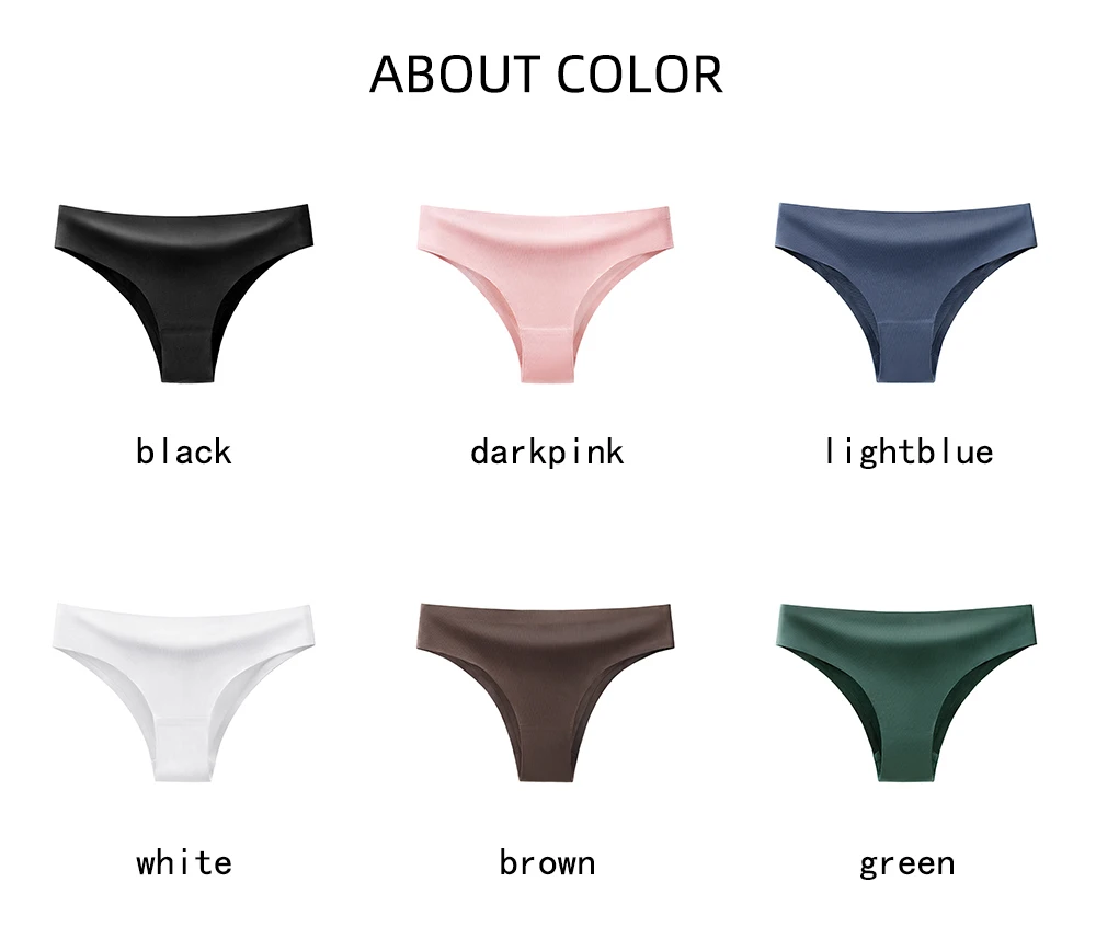 BANNIROU 3Pcs Women's Panties Underwear Fitness Sports Seamless Female Lingerie Sexy T-back Tanga Thong Ice Silk Intimates