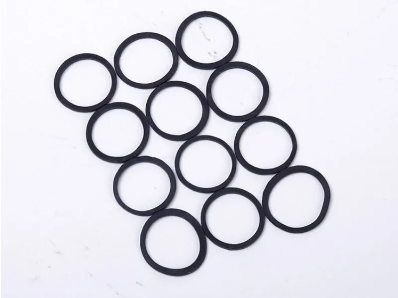 Mini Rubber Bands black Elastic Hair Bands Soft Hair Elastics Ties Bands for Office Supplies School Home 0.6*0.9