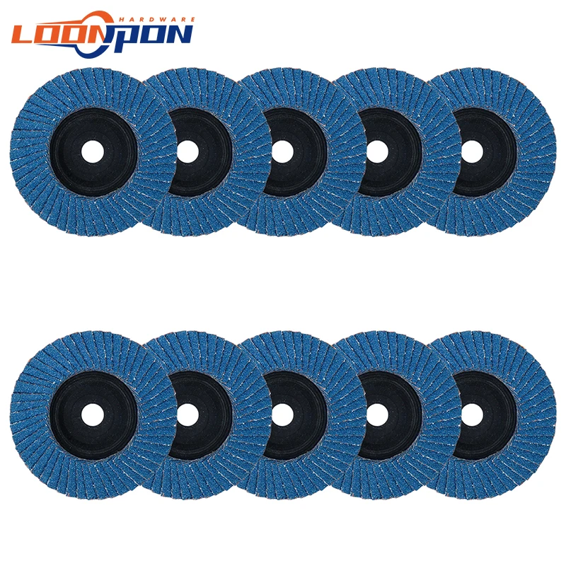YKLP Flap Discs 75mm Zirconia Grinding Wheels Sanding Disc Type 27 Grinding Wheels for Stainless Steel Sheet Metal