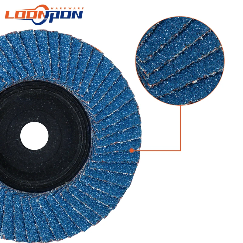 YKLP Flap Discs 75mm Zirconia Grinding Wheels Sanding Disc Type 27 Grinding Wheels for Stainless Steel Sheet Metal