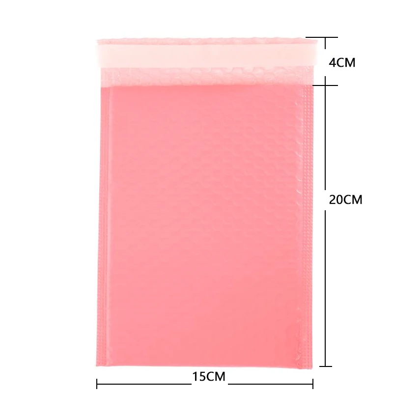 100pcs Bubble Mailers Pink Poly Bubble Mailer Self Seal Padded Envelopes Gift Bags For Book Magazine Lined Mailer Self Seal