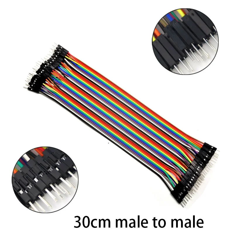 Jumper Wire 40PCS DuPont Line DuPont Cable Connection male to male+female to female and male to female for Arduino DIY KIT