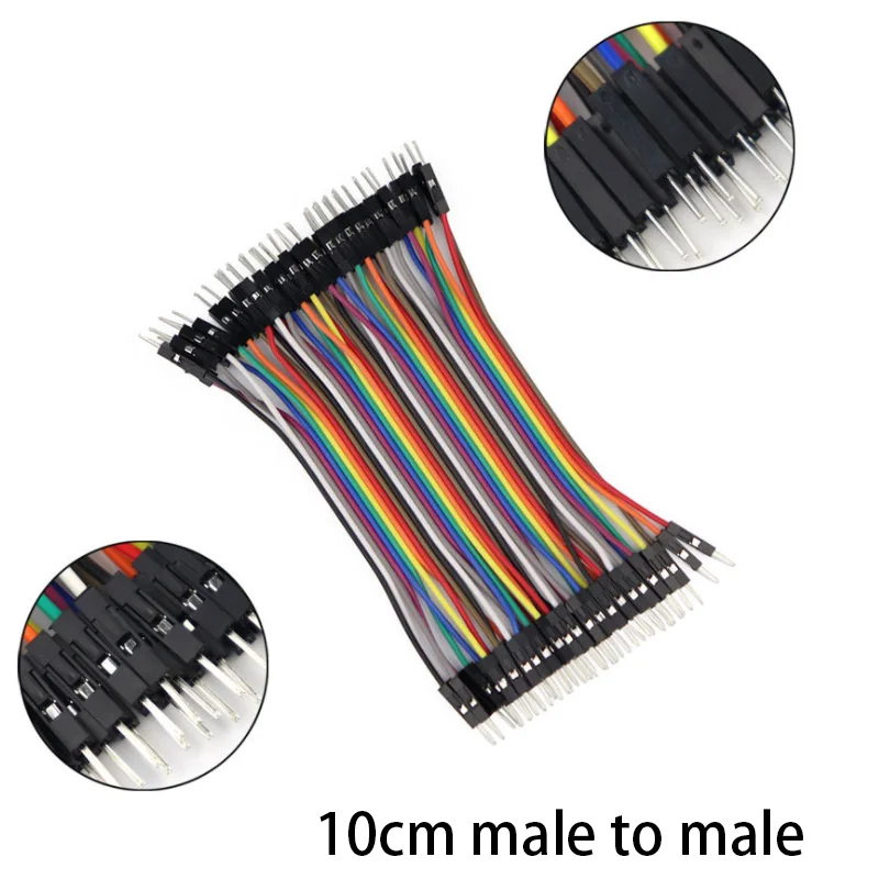 Jumper Wire 40PCS DuPont Line DuPont Cable Connection male to male+female to female and male to female for Arduino DIY KIT