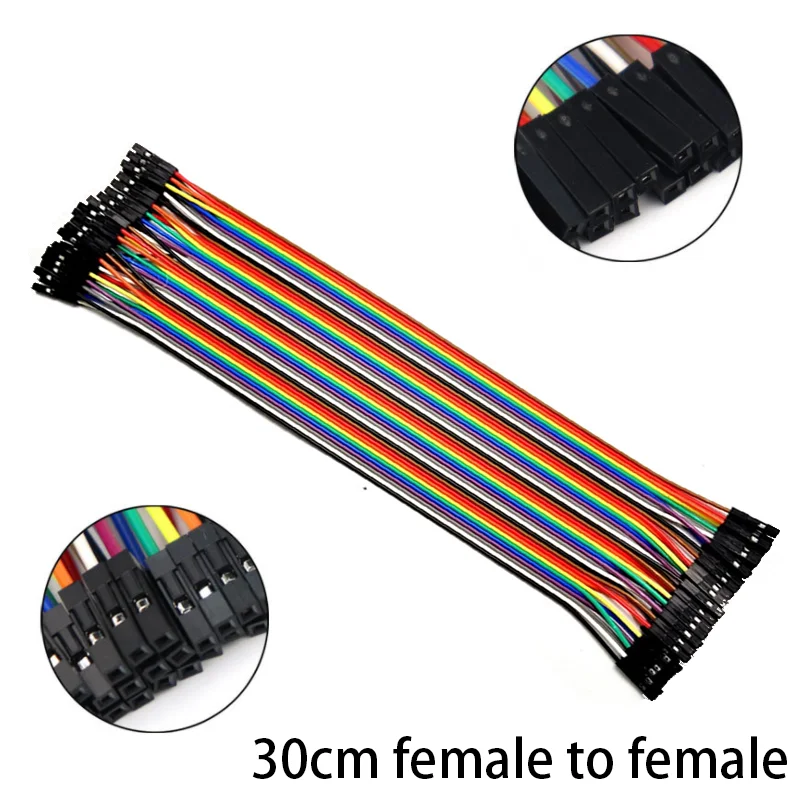 Jumper Wire 40PCS DuPont Line DuPont Cable Connection male to male+female to female and male to female for Arduino DIY KIT