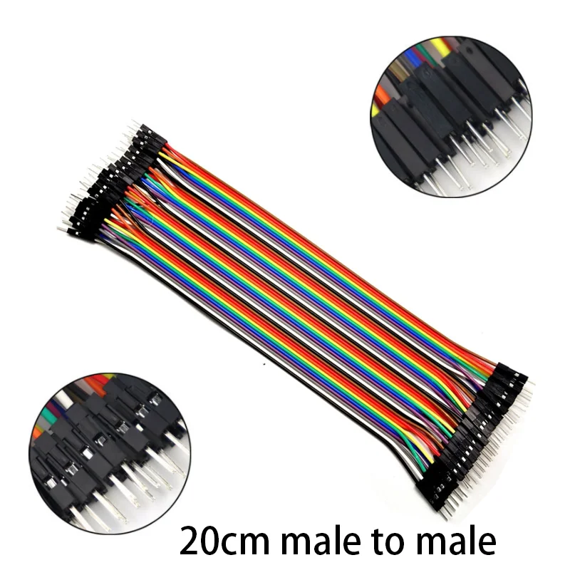 Jumper Wire 40PCS DuPont Line DuPont Cable Connection male to male+female to female and male to female for Arduino DIY KIT