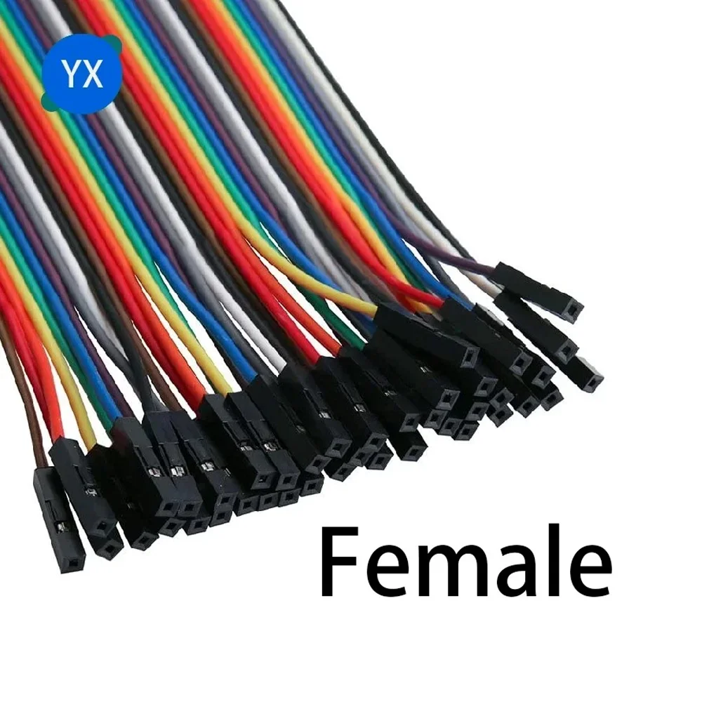 40-120PCS Jumper Wire DuPont Line DuPont Cable Connection male to male+female to female and male to female for Arduino DIY KIT