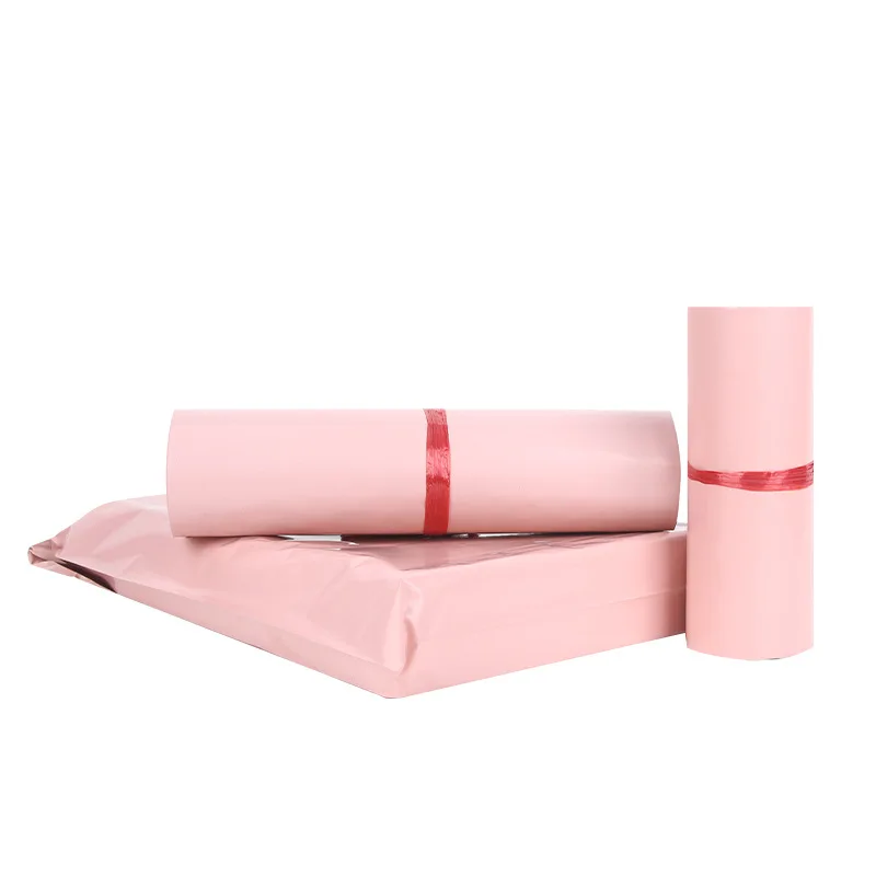 50Pcs Pink Courier Mailer Bags Packaging Poly Package Plastic Self-Adhesive Mailing Express Bag Envelope Postal Pouch Mailing