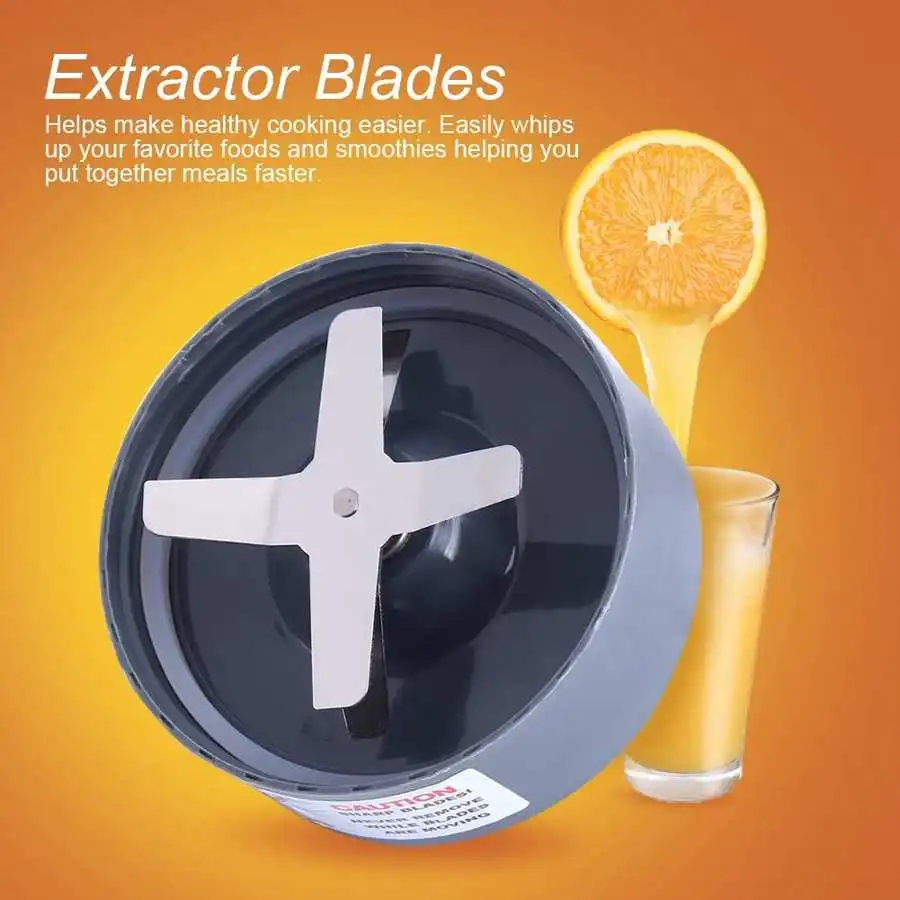 Juicer Blade Stainless Steel Blender Cross Blade Base Fit for 900W Juice Extractor Blades for Kitchen Blender