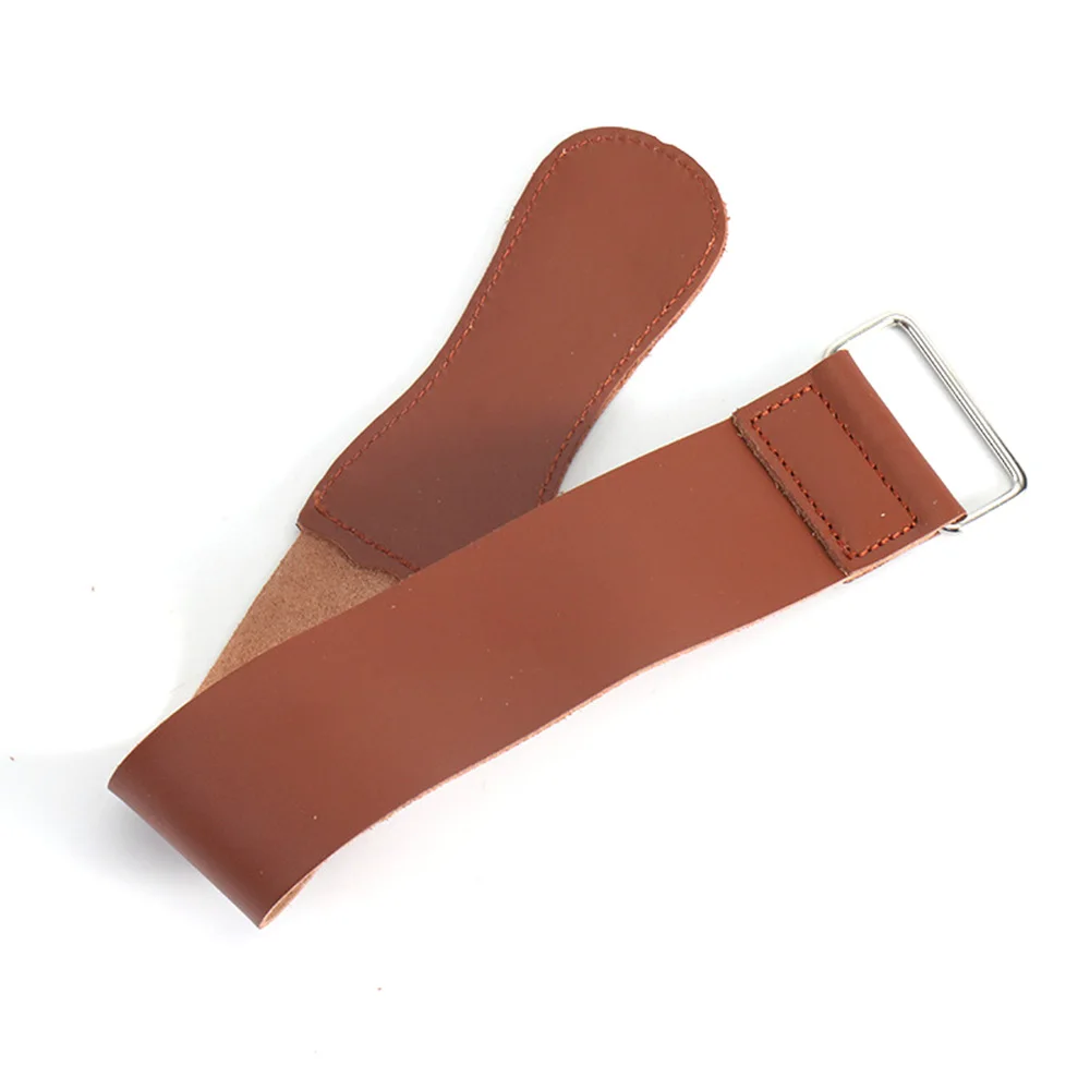 STONEGO PU Leather Strop Strap Barber Straight Razor Folding Knife Knives Sharpening Shave Sharpener Sharpening Belt