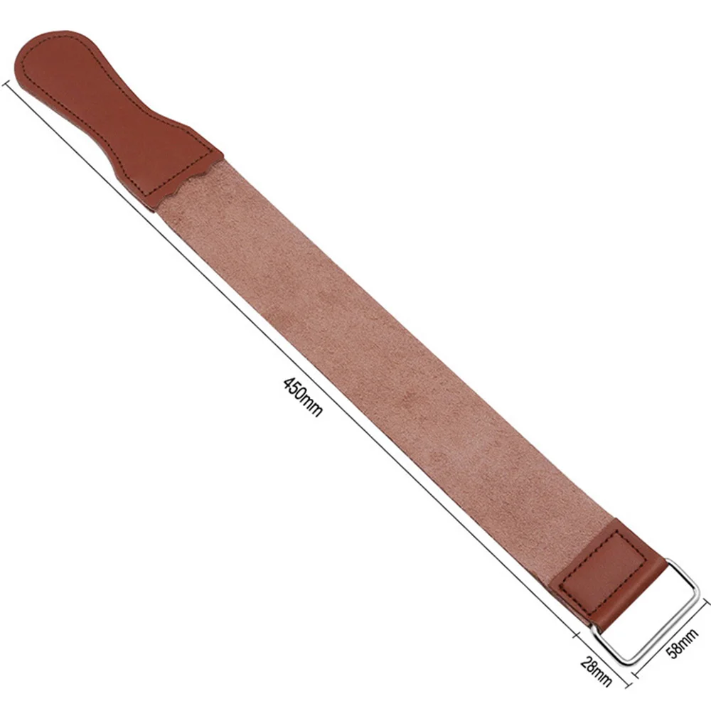 STONEGO PU Leather Strop Strap Barber Straight Razor Folding Knife Knives Sharpening Shave Sharpener Sharpening Belt