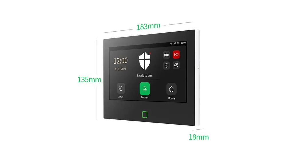 Staniot 4G Home Security Alarm System WiFi Wireless Burglar 30 Kit Tuya Smart Life App Control Support Anti-fingerprint