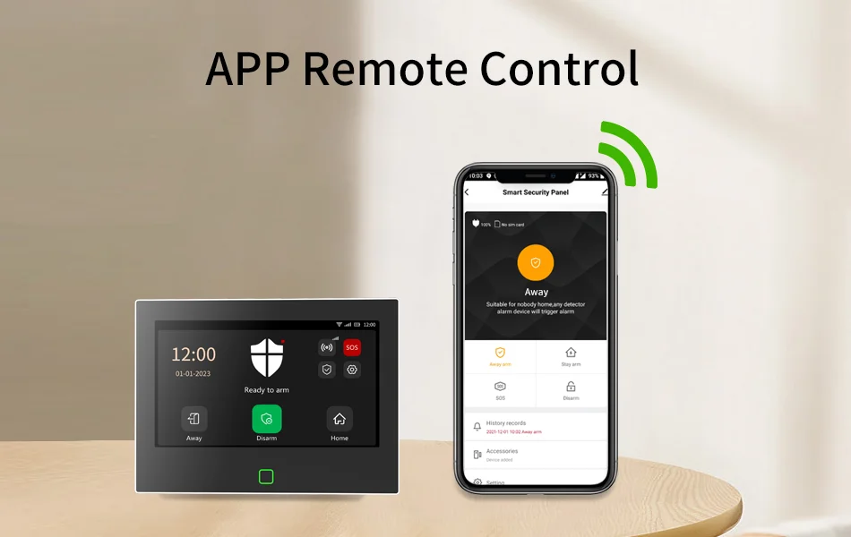 Staniot 4G Home Security Alarm System WiFi Wireless Burglar 30 Kit Tuya Smart Life App Control Support Anti-fingerprint