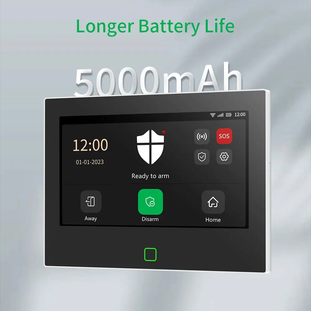 Staniot 4G Home Security Alarm System WiFi Wireless Burglar 30 Kit Tuya Smart Life App Control Support Anti-fingerprint