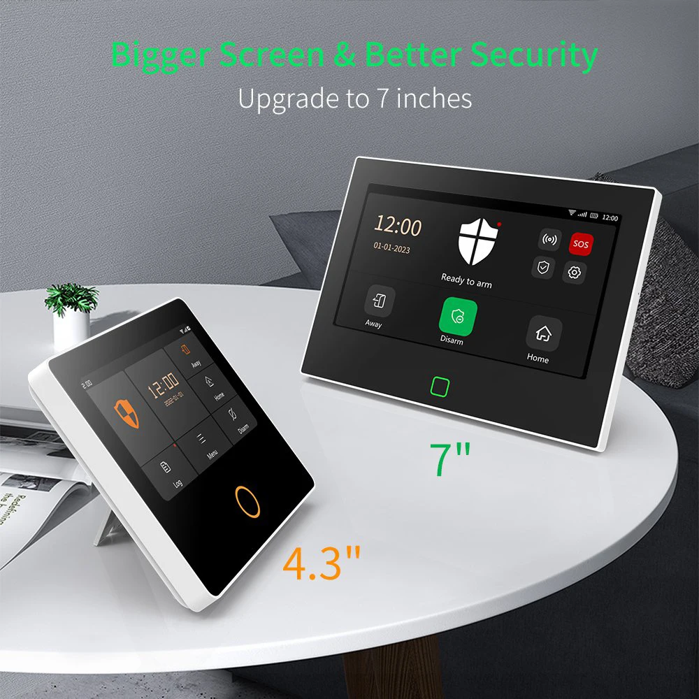 Staniot 4G Home Security Alarm System WiFi Wireless Burglar 30 Kit Tuya Smart Life App Control Support Anti-fingerprint