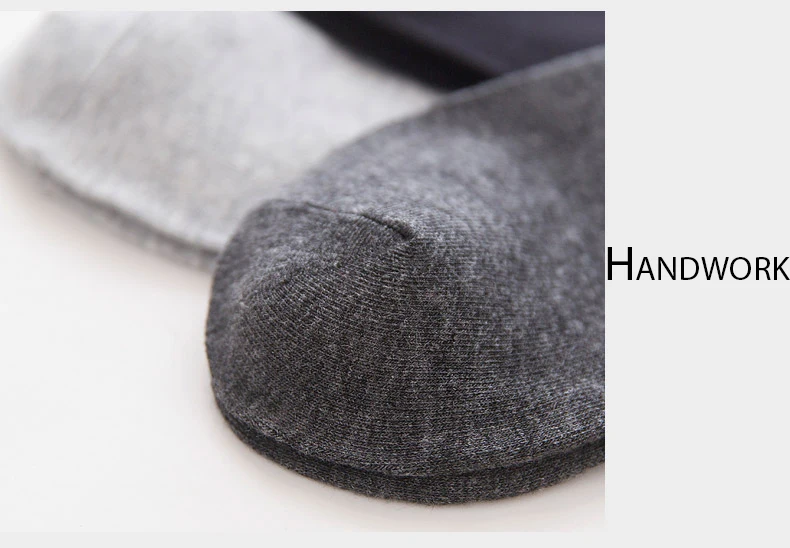 HSS 5/10 Pairs Men's Cotton Blend Socks Black Business Men Socks Soft Breathable Summer Winter for Male Socks Plus Size (6.5-14)