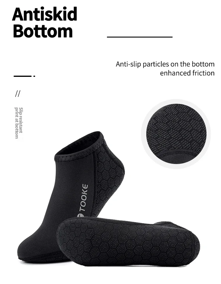 2mm Neoprene Diving Socks Sock Water Boots Non-slip Beach Boots Wetsuit Shoes Warming Snorkeling Diving Surfing Socks For Adult