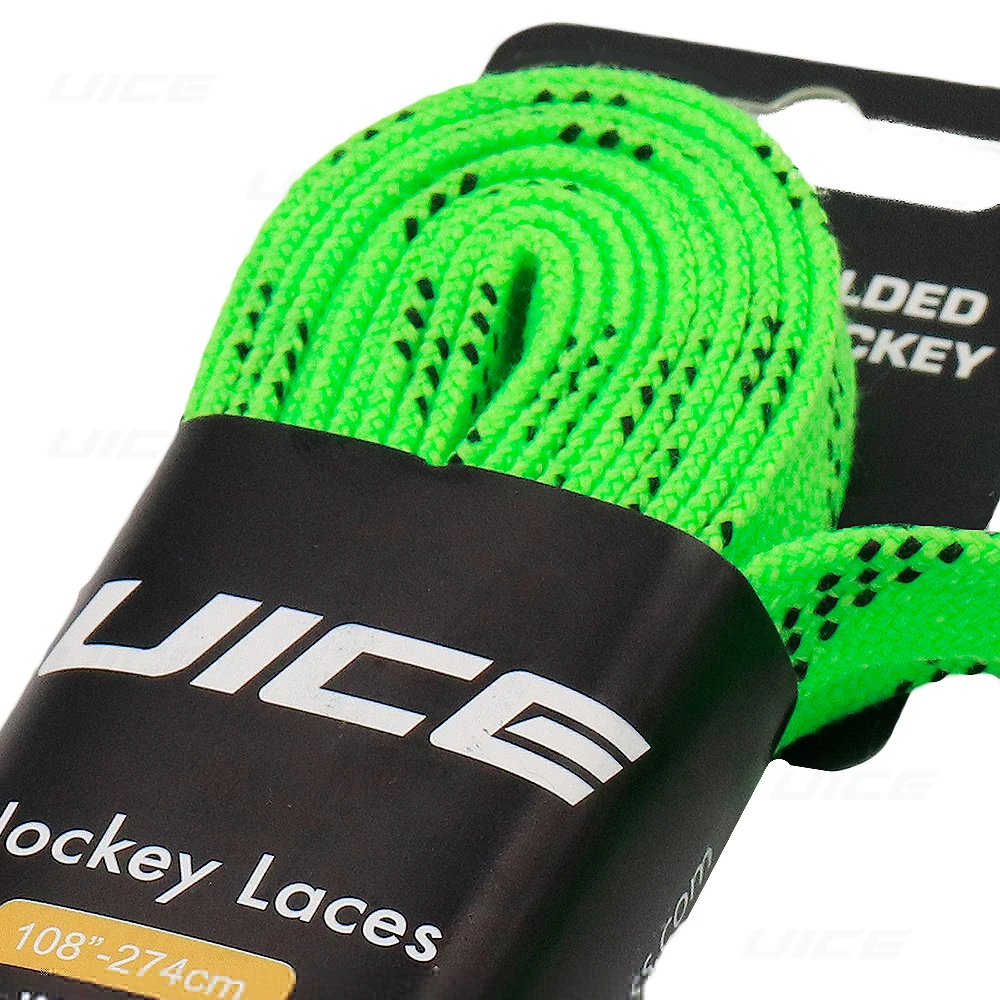 UICE Ice Hockey Skate Laces 84-120in Hockey Accessories Dual Layer Braid Hockey Shoelaces Ice Hockey Equipment