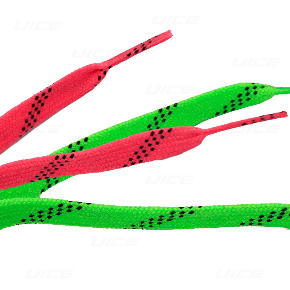 UICE Ice Hockey Skate Laces 84-120in Hockey Accessories Dual Layer Braid Hockey Shoelaces Ice Hockey Equipment