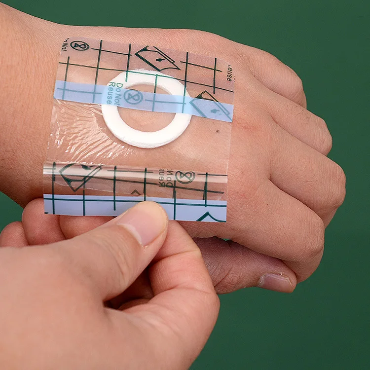 100pcs/ 50pcs Medical Adhesive Tape Transparent Tape PU Anti-allergic Medicinal Wound Dressing Fixation Tape Plaster Waterproof