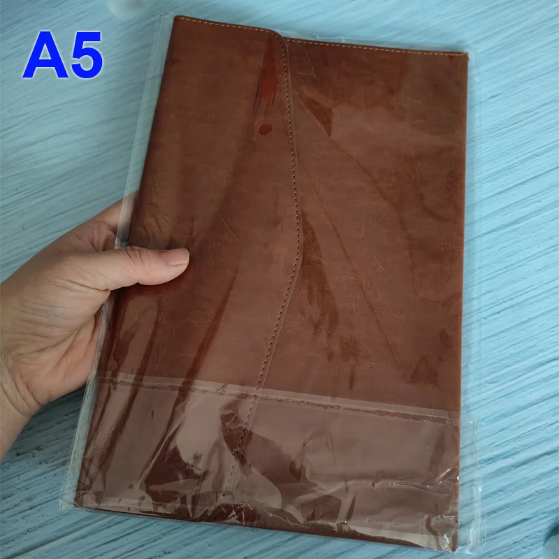 A4 A5 A6 Leather File Folder Data Package Document Bag Fashion Briefcase Data Contract Bill File Bag School Office Supplies