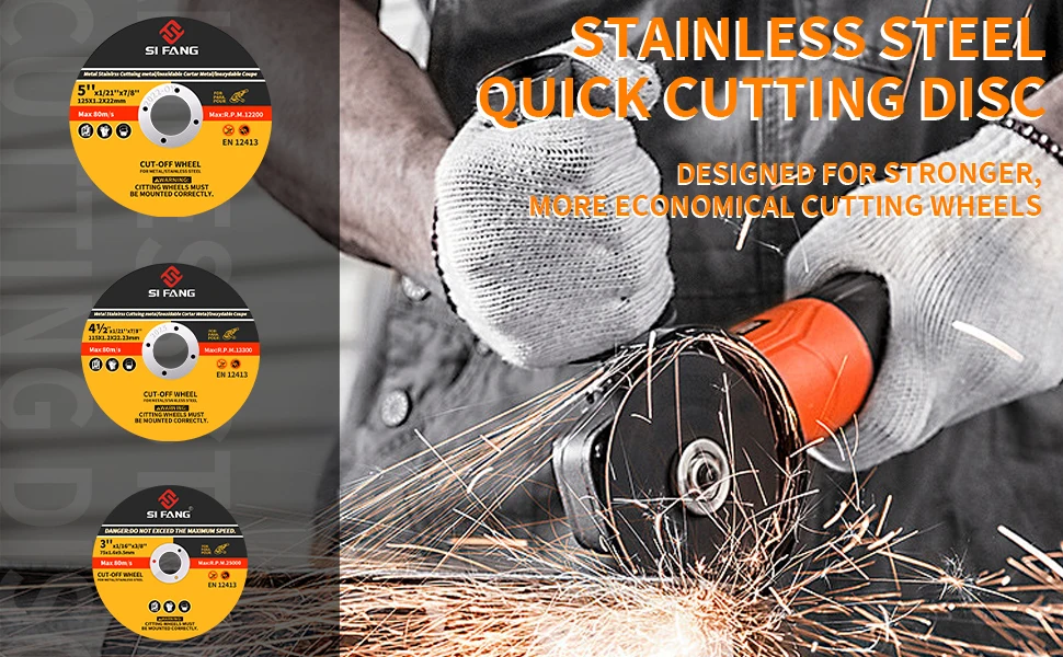 3/4.5/5 Inch Metal Cut Off Wheel Cutting Disc for Angle Grinder Resin Disc 125mm Slice Grinding Blade Cutter for Iron