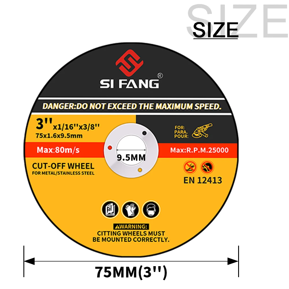 3/4.5/5 Inch Metal Cut Off Wheel Cutting Disc for Angle Grinder Resin Disc 125mm Slice Grinding Blade Cutter for Iron