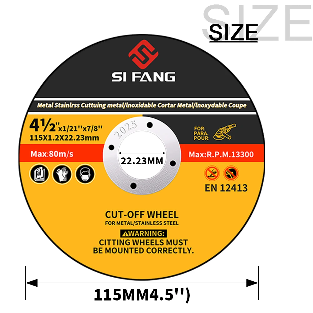 3/4.5/5 Inch Metal Cut Off Wheel Cutting Disc for Angle Grinder Resin Disc 125mm Slice Grinding Blade Cutter for Iron