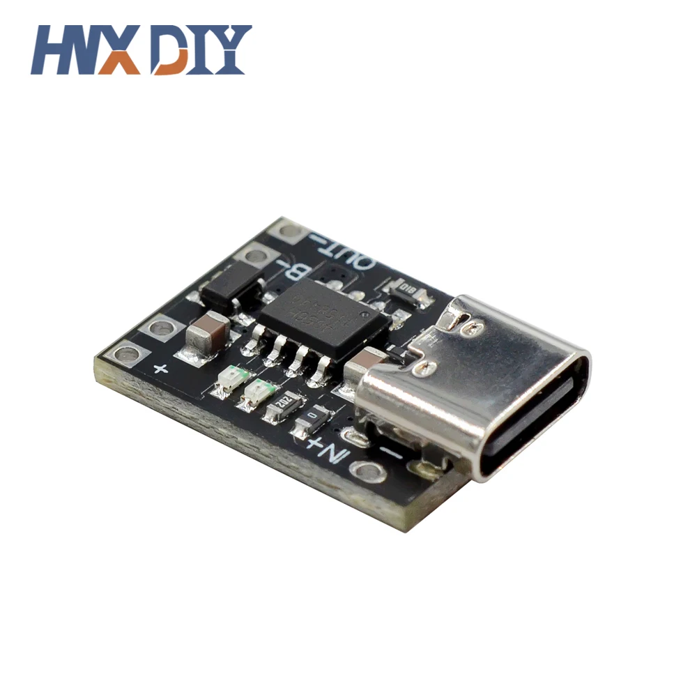 5/10pcs Ultra-Small Lithium Battery Charging Panel 1A Ternary Lithium Battery 3.7V4.2V Charger Module Type-C Protection Board