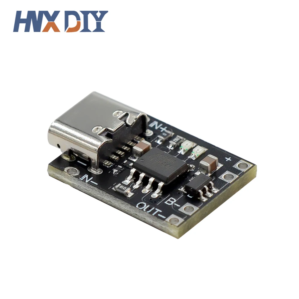 5/10pcs Ultra-Small Lithium Battery Charging Panel 1A Ternary Lithium Battery 3.7V4.2V Charger Module Type-C Protection Board